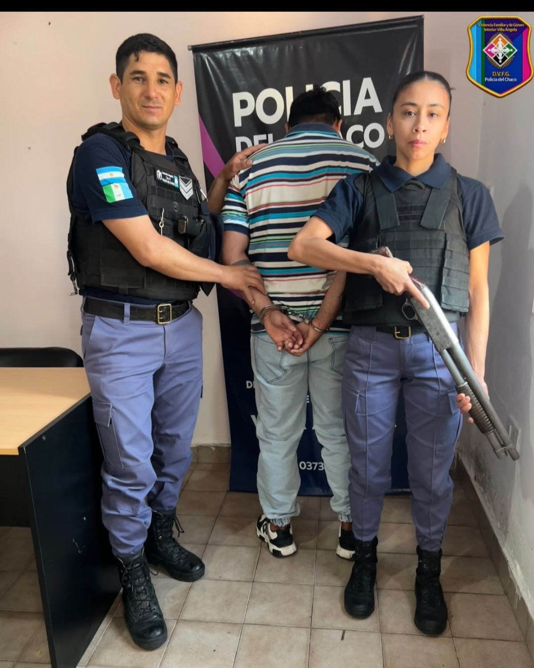 VILLA &Aacute;NGELA: EN ESTADO DE EBRIEDAD, GOLPE&Oacute; A SU PAREJA Y CAUS&Oacute; DA&Ntilde;OS EN LA VIVIENDA