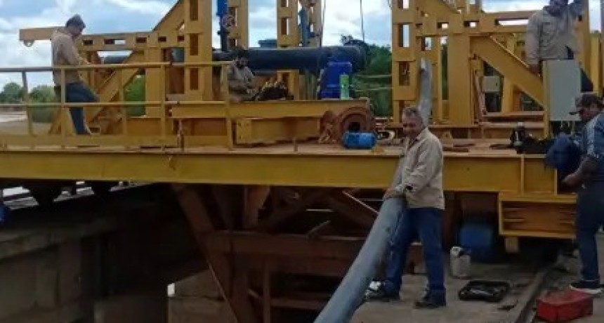 Sameep repar&oacute; la toma del Bermejo y restablece el suministro en siete localidades
