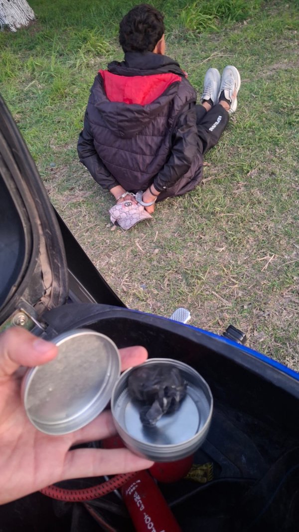  DETUVIERON A UN JOVEN EN SAN BERNARDO CON M&Aacute;S DE 10 GRAMOS DE COCA&Iacute;NA