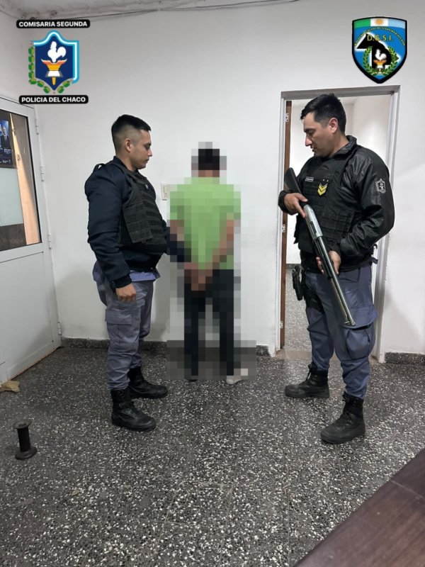Villa &Aacute;ngela: TEN&Iacute;A UNA MEDIDA CAUTELAR Y FUE APREHENDIDO TRAS INTENTAR AGREDIR A SU EXPAREJA