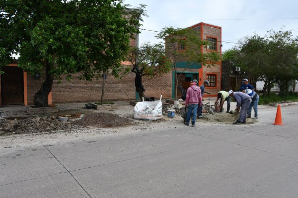 EL MUNICIPIO ESTÁ EN LA ETAPA FINAL DE CONSTRUCCIÓN DE LOS PULMONES DE DESAGÜE EN CALLE FORMOSA