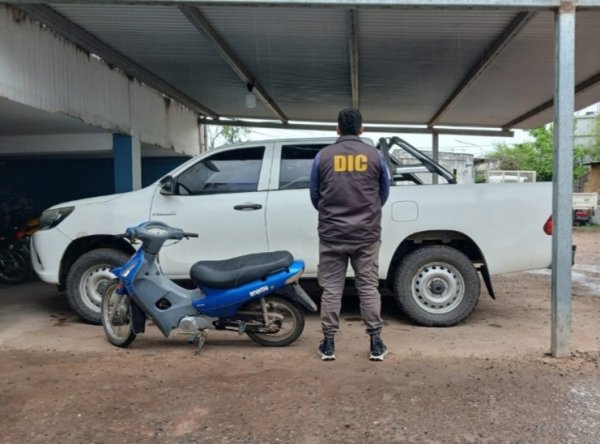 VILLA &Aacute;NGELA: DETUVIERON A UN JOVEN DE 20 A&Ntilde;OS POR UN ROBO Y SECUESTRARON UNA MOTO