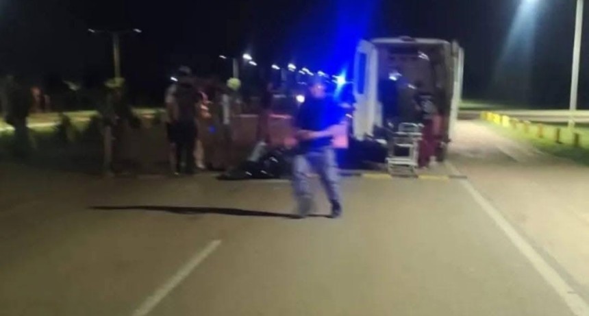 VILLA &Aacute;NGELA: CUATRO HERIDOS TRAS UN FUERTE CHOQUE ENTRE UNA MOTO Y UN AUTO EN LA RUTA 95