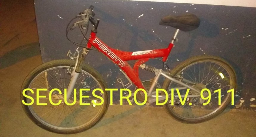 DETIENEN A DELINCUENTE QUE HAB&Iacute;A ROBADO UNA BICICLETA