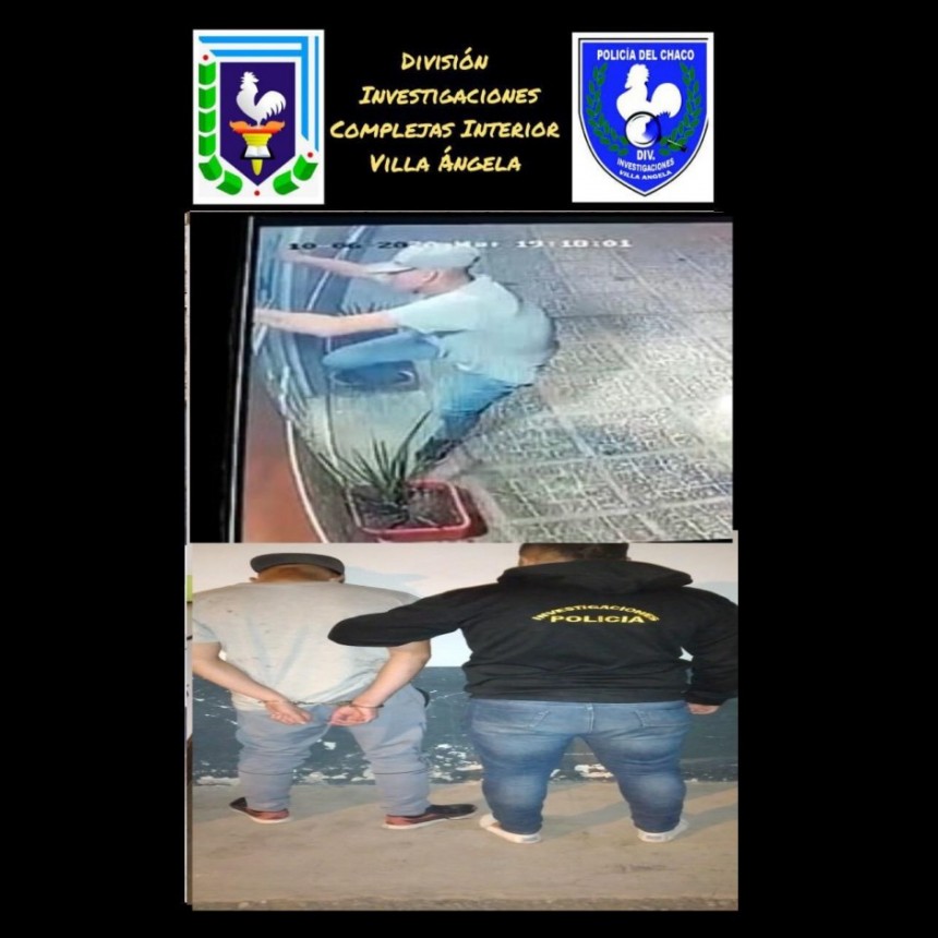 Villa &Aacute;ngela: DETIENEN A UNA PERSONA QUE ROB&Oacute; DOS ATADOS DE CIGARRILLOS