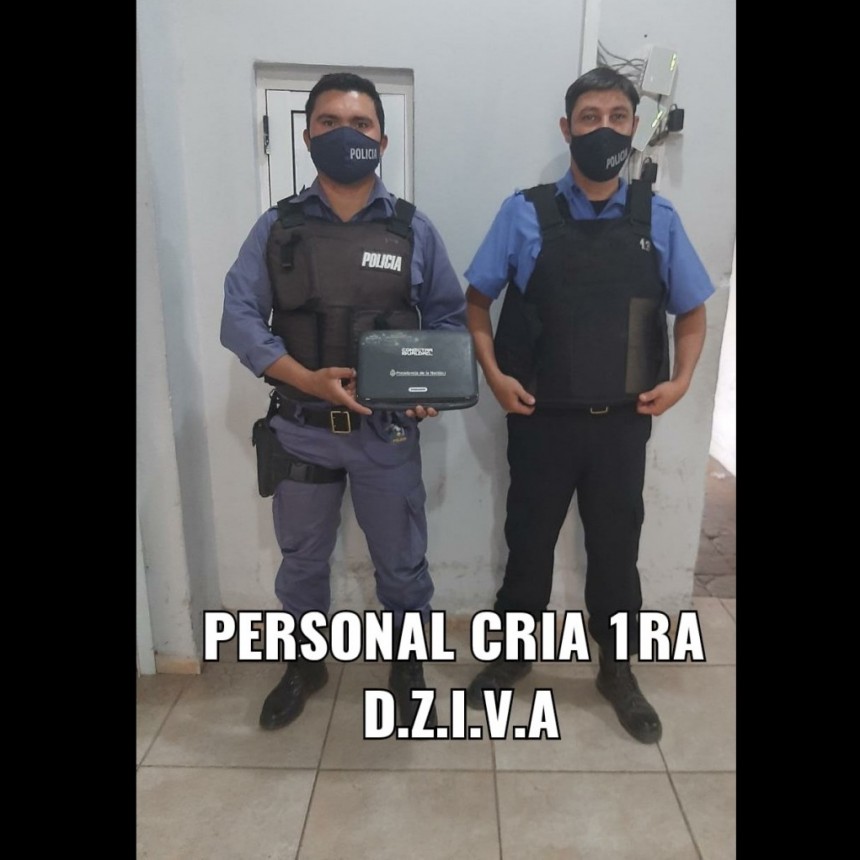 Villa &Aacute;ngela: RECUPERAN UNA NOTEBOOK ROBADA, ESTABA SIENDO OFRECIDA POR LA RED SOCIAL FACEBOOK