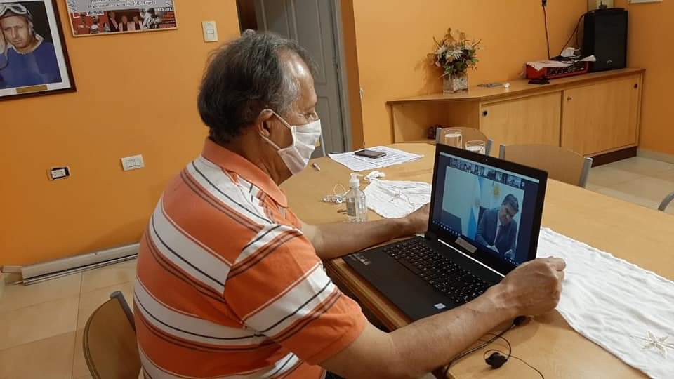 Villa &Aacute;ngela: EL INTENDENTE PAPP PARTICIP&Oacute; DE UNA VIDEOCONFERENCIA CON EL GOBERNADOR CAPITANICH 