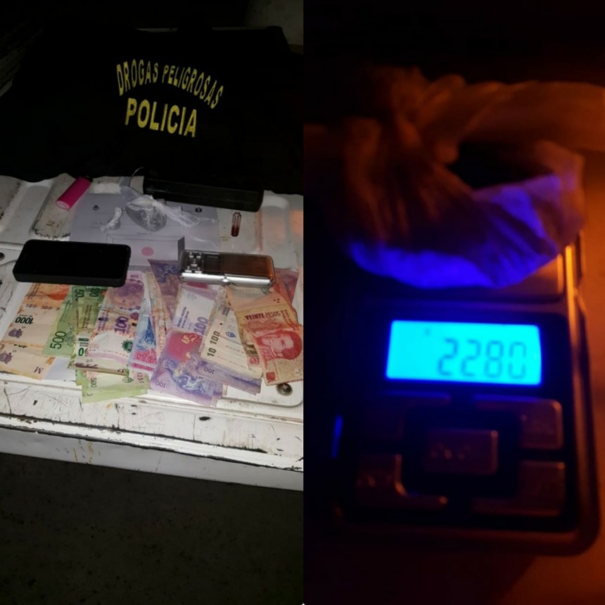 Villa &Aacute;ngela: LA DIVISI&Oacute;N DE DROGAS PELIGROSAS LOGRA DETENER A UN DELIVERY DE ESTUPEFACIENTES