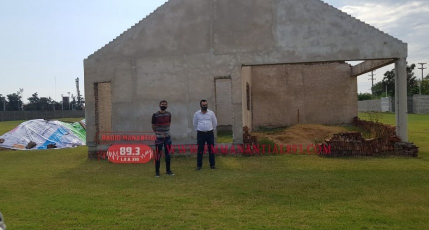Villa &Aacute;ngela: SERGIO ANDRIK | TRABAJOS EN EL PREDIO DEL C.E.C. VILLA &Aacute;NGELA: "Todos los socios de nuestro sindicato lo van a poder apreciar, van a poder disfrutar de este lugar tan hermoso"