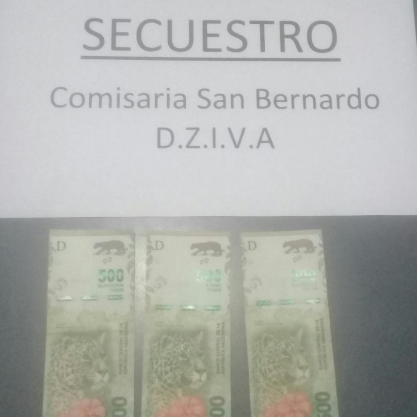 San Bernardo: ARREBATARON DINERO A UN JOVEN A LA SALIDA DE UN COMERCIO, PERO LA POLICIA LOS CAPTURO Y LOGRO RECUPERAR LO SUSTRAIDO