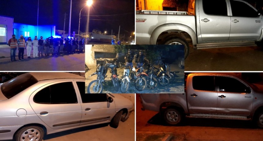 Villa Berthet: 17 CONTRAVENTORES, 2 MENORES, 7 MOTOS, 2 CAMIONETAS Y UN AUTO FUE EL RESULTADO DEL OPERATIVO DE PREVENCI&Oacute;N GENERAL