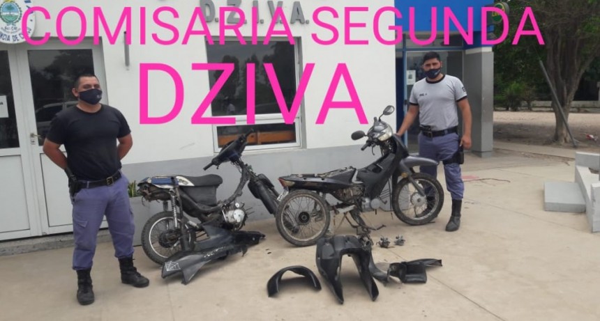 Villa &Aacute;ngela: RECUPERAN DOS MOTOS DENUNCIADAS COMO SUSTRA&Iacute;DAS E IDENTIFICAN A LOS RESPONSABLES