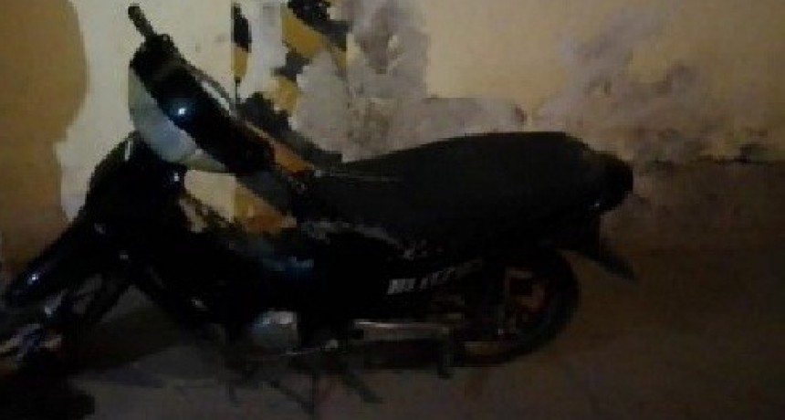 VILLA &Aacute;NGELA:  INFORMO EL ROBO DE SU MOTO Y EN UNOS INSTANTES SE LA DEVOLVIERON