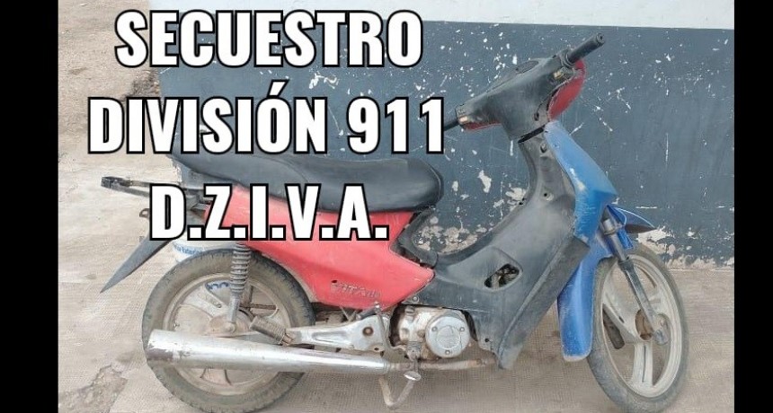 Villa &Aacute;ngela: RECUPERAN UNA MOTO ROBADA EN LA MADRUAGADA DE HOY