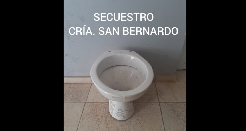 San Bernardo: RECUPERAN UN INODORO ROBADO AL CLUB DEPORTIVO UNI&Oacute;N DE SAN BERNARDO