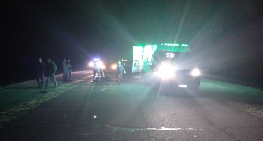 Villa Berthet: UN HOMBRE DE 55 A&Ntilde;OS FALLECE PRODUCTO DE UN SINIESTRO VIAL EN RUTA N&deg; 6