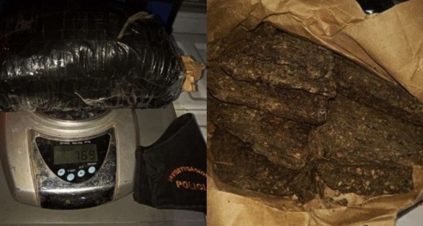 San Mart&iacute;n - Dos sospechosos se fugaron al ver la presencia policial: en la huida arrojaron un bolso que conten&iacute;a m&aacute;s de 700 gramos de marihuana