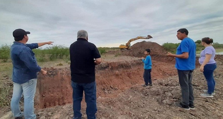 San Bernardo: El Municipio Contin&uacute;a con los Trabajos de Reservorio de Agua a Peque&ntilde;os Productores