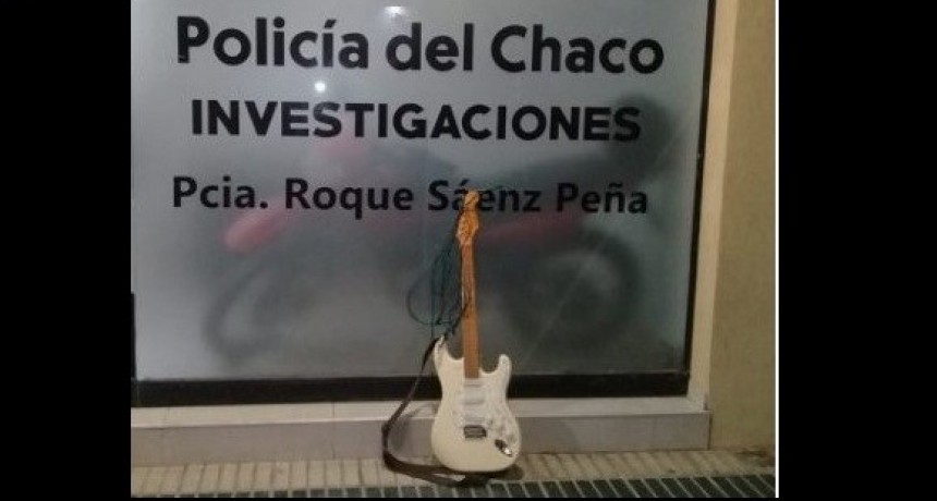 S&aacute;enz Pe&ntilde;a: RECUPERARON UNA GUITARRA VALUADA EN $30.000