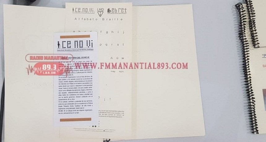 Villa &Aacute;ngela: Ce.No.Vi. Entreg&oacute;  11 Cartas Men&uacute;s en Sistema Braille a Restaurantes de la Ciudad|&ldquo;Estamos Felices por quienes se sumaron a esta Iniciativa de Verdadera Inclusi&oacute;n&rdquo;