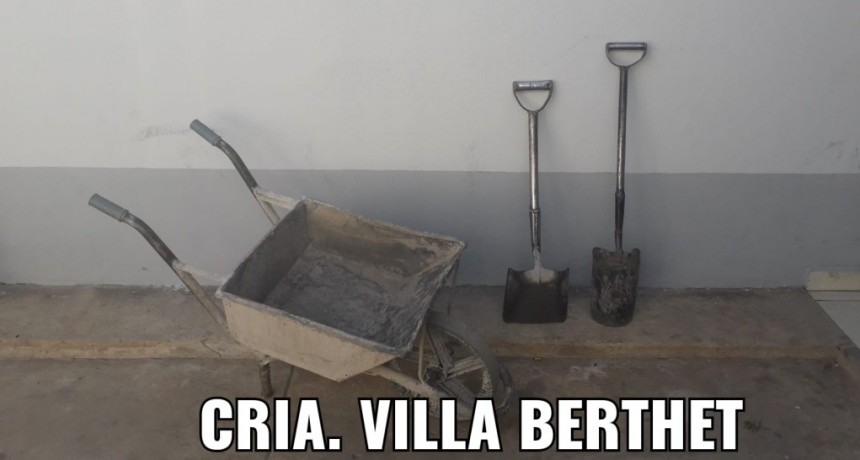 Villa Berthet: LOGRAN EL RECUPERO DE HERRAMIENTAS MUNICIPALES QUE FUERON ROBADAS