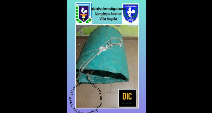 Villa &Aacute;ngela: RECUPERA UNA LONA QUE FUE ROBADA DESDE UN CAMI&Oacute;N
