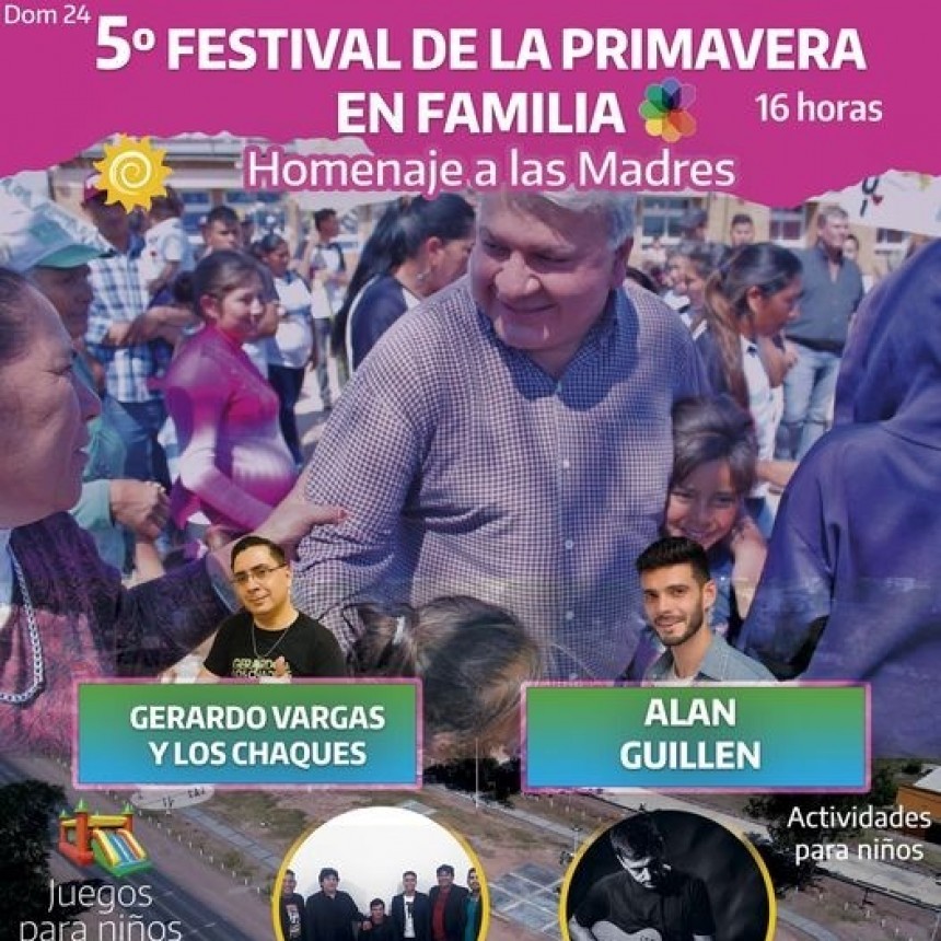 San Bernardo: Invita al 5&ordm; Festival de la Primavera en Familia