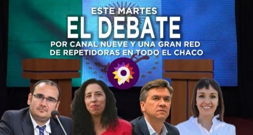 En Resistencia, desde las 21: EL 2 DE NOVIEMBRE SE REALIZAR&Aacute; EL SEGUNDO DEBATE TELEVISIVO PRE ELECTORAL