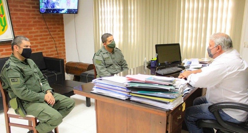 San Bernardo: EL INTENDENTE SOTELO SE REUNI&Oacute; CON AUTORIDADES DE GENDARMER&Iacute;A NACIONAL