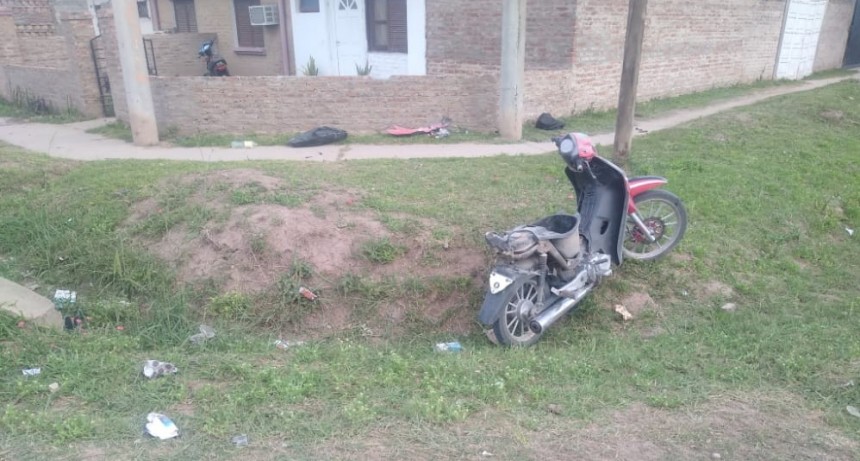 Villa &Aacute;ngela: UN JOVEN MOTOCICLISTA FALLECI&Oacute; EN EL HOSPITAL, TRAS CHOCAR CONTRA UNA CAMIONETA 