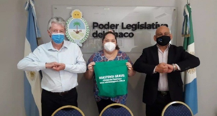 LA LEGISLATURA APOYA LA DIFUSI&Oacute;N DE LA ENFERMEDAD MIASTENIA GRAVIS: SAGER RECIBI&Oacute; A UNA PACIENTE  