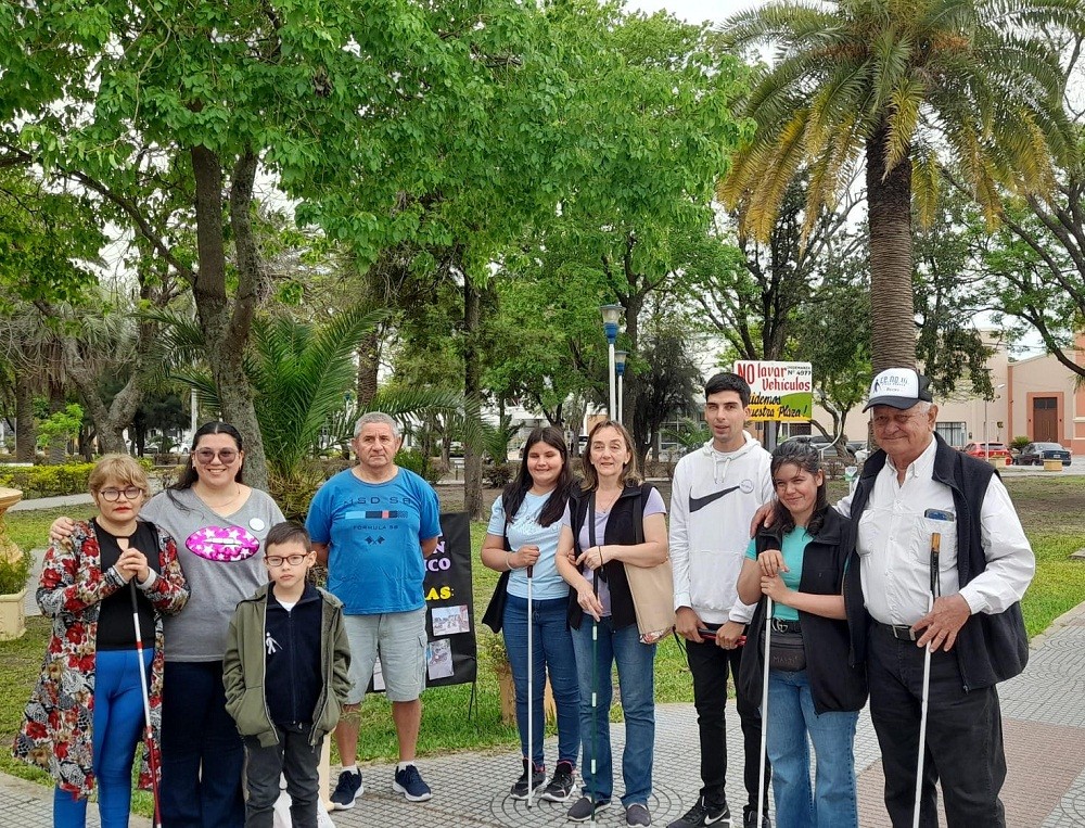 Villa Ángela: El CeNoVi realiza durante la semana diferentes actividades conmemorando el Día del Bastón Blanco