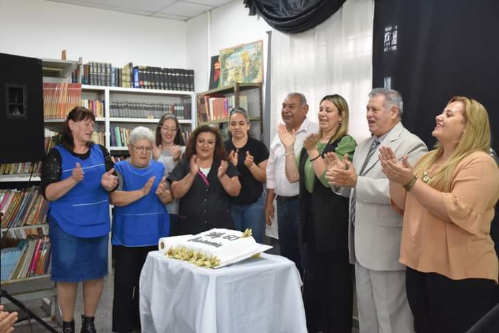 LA SECRETARIA DE CULTURA, TURISMO Y DEPORTES DE VILLA ÁNGELA, ALEJANDRA BÜHLER, PARTICIPÓ DEL ACTO POR EL 60 ANIVERSARIO DE LA BIBLIOTECA PÚBLICA MUNICIPAL 