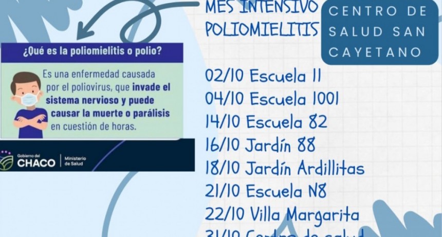 Villa &Aacute;ngela: CAMPA&Ntilde;A DE VACUNACI&Oacute;N CONTRA LA POLIOMIELITIS 
