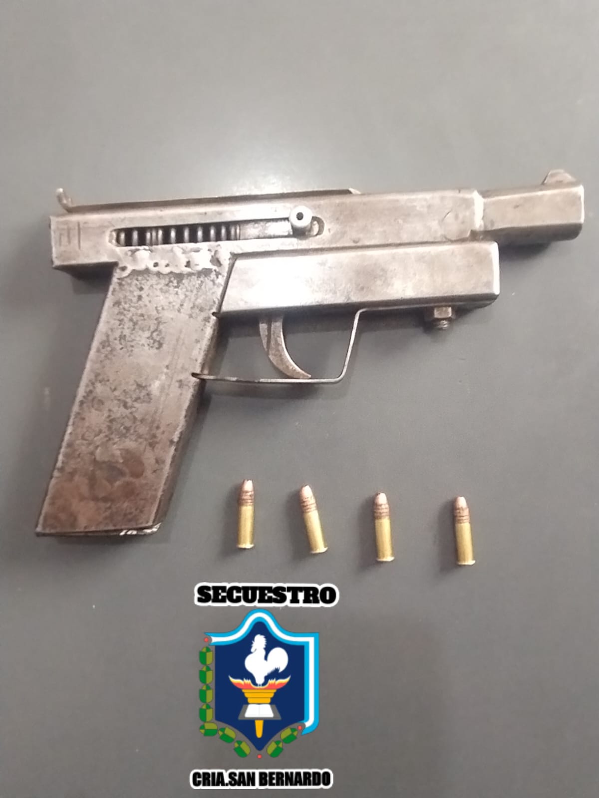 San Bernardo: AMENAZ&Oacute; A SU PAREJA CON UN ARMA DE FUEGO: FUE DETENIDO