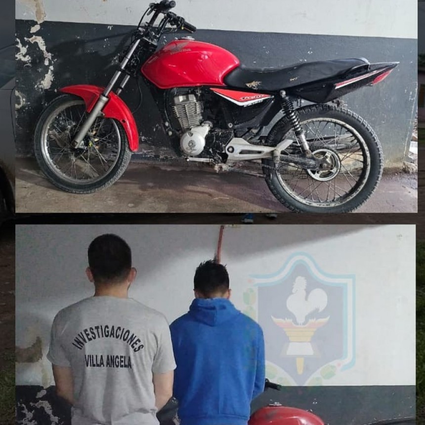 Villa &Aacute;ngela: Detienen a un masculino por permutar una motocicleta con numeraci&oacute;n adulterada