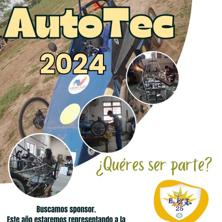 Villa &Aacute;ngela: E.E.T N&ordm;25  | Alumnos y docentes contin&uacute;an buscando sponsor para solventar gastos de su participaci&oacute;n en la carrera de AUTO TEC 2024