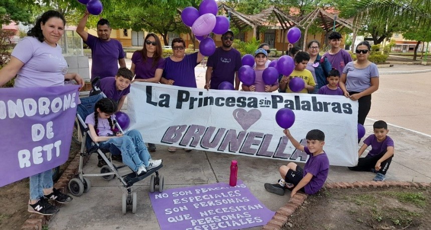  Villa &Aacute;ngela: SINDROME DE RETT | Familiares de Brunella realizaron una suelta de globos y entrega de folletos para concientizar sobre la enfermedad