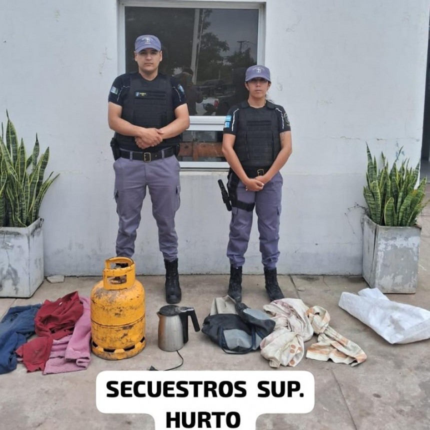 Villa &Aacute;ngela: Detienen a una pareja que trasladaban objetos de dudosa procedencia