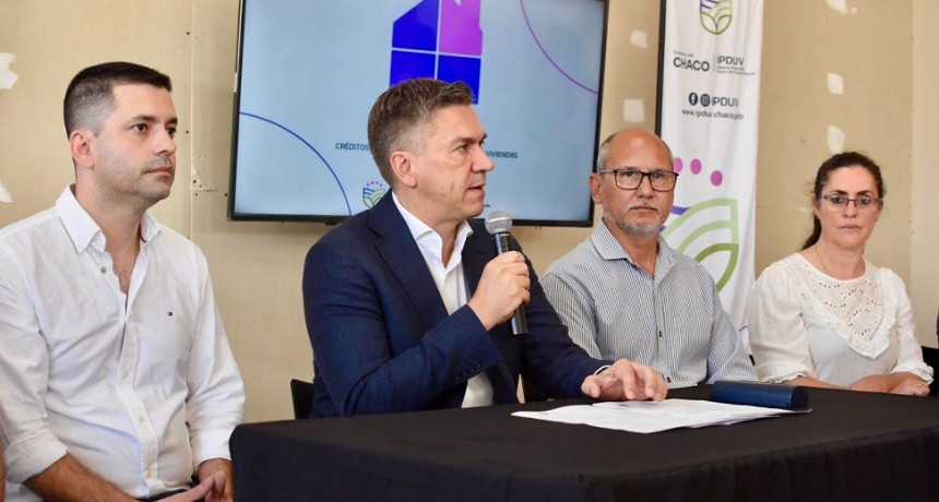"CHACO A LA OBRA": Leandro Zdero anunci&oacute; una nueva l&iacute;nea de pr&eacute;stamos para refacci&oacute;n y ampliaci&oacute;n de viviendas familiares