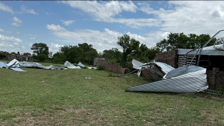 CNEL. DUGRATY: LA MINISTRA GALARZA ASISTE Y COORDINA ACCIONES JUNTO AL MUNICIPIO, TRAS EL FUERTE TEMPORAL