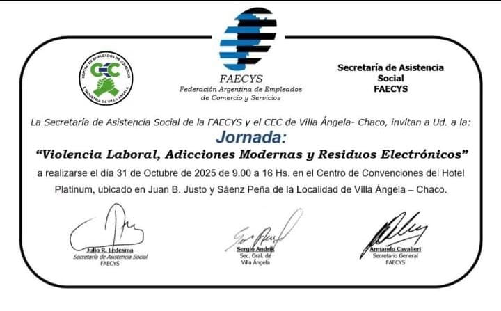 VILLA ÁNGELA: EL CEC PROPICIA JORNADA