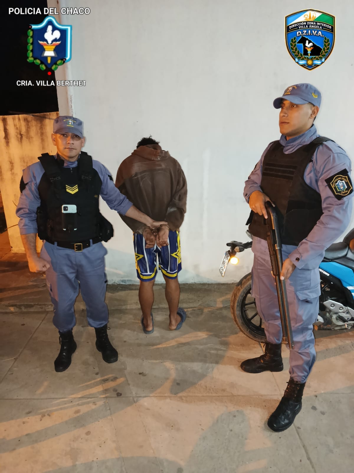 VILLA BERTHET: ESCLARECIERON UN HURTO Y RECUPERARON ELEMENTOS SUSTRA&Iacute;DOS