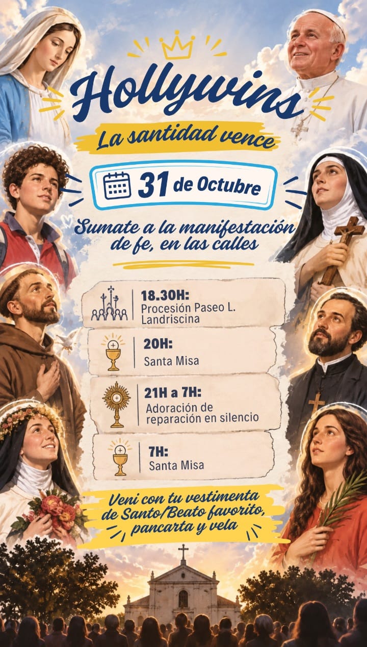 HOLY WINS: LA COMUNIDAD CAT&Oacute;LICA CONVOC&Oacute; A UNA MANIFESTACI&Oacute;N DE FE EN VILLA &Aacute;NGELA