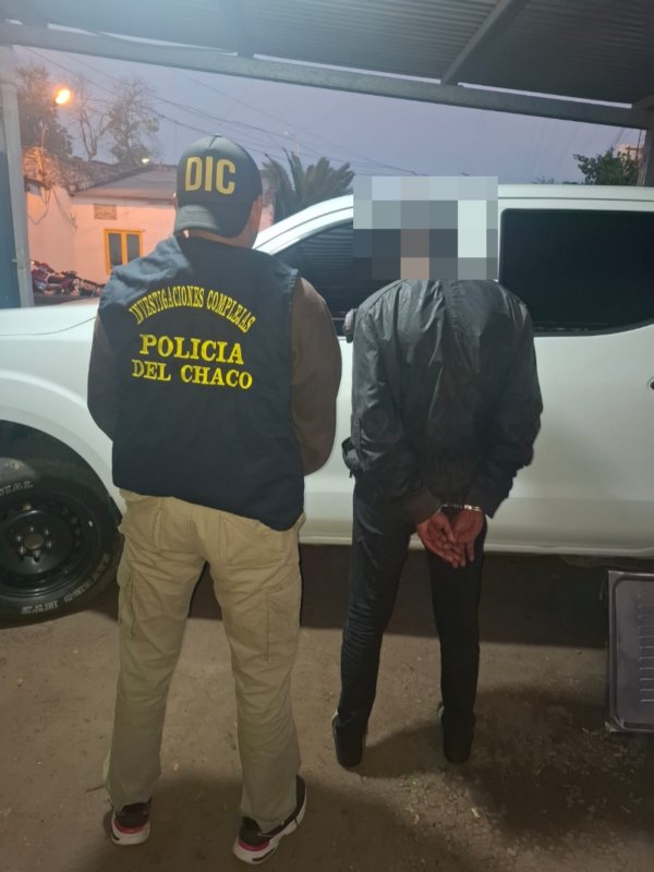 Villa Ángela: DETUVIERON A UN HOMBRE QUE ERA BUSCADO POR UNA CAUSA DE DROGAS