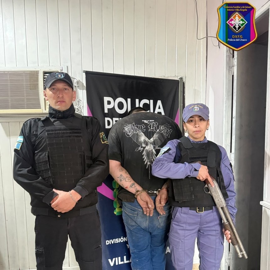 VILLA &Aacute;NGELA: DETUVIERON A UN HOMBRE POR VIOLENCIA DE GENERO