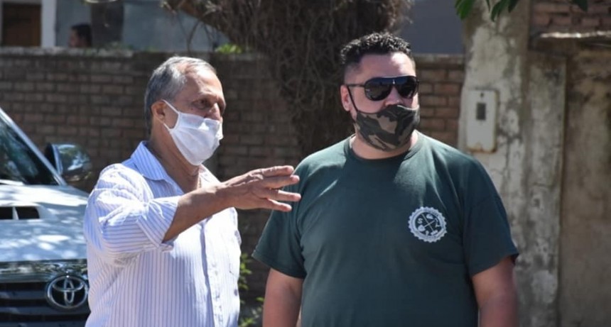 Villa &Aacute;ngela: EL INTENDENTE PAPP DESTAC&Oacute; EL TRABAJO DE CUNETEO PARA OPTIMIZAR EL DRENAJE DE AGUA