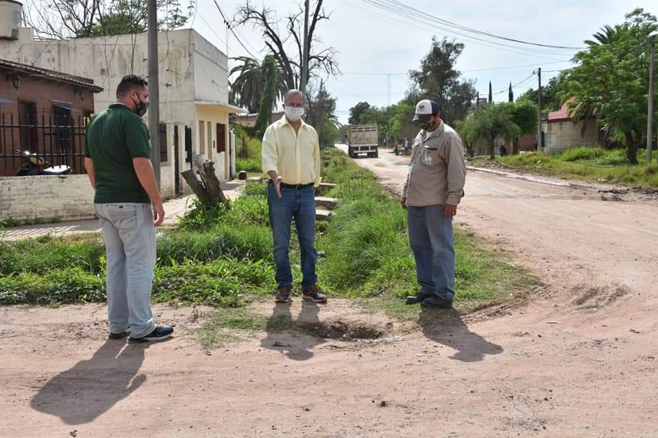 Villa &Aacute;ngela: EL INTENDENTE PAPP SUPERVIS&Oacute; LOS TRABAJOS DEL &Aacute;REA DE SERVICIOS P&Uacute;BLICOS
