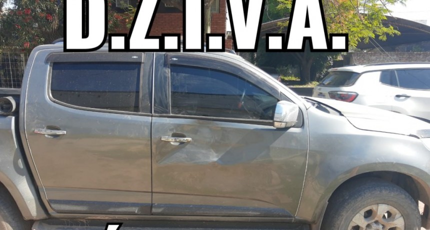 Villa &Aacute;ngela: UBICAN AL VEH&Iacute;CULO Y SU PROPIETARIO QUE LUEGO DE UN SINIESTRO VIAL SE DIO A LA FUGA