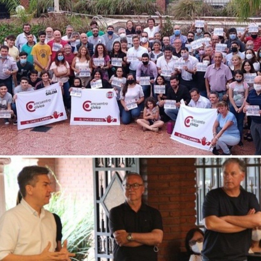 DIRIGENTES DE ENCUENTRO C&Iacute;VICO EXPRESARON SU APOYO A LEANDRO ZDERO Y APUESTAN A "GANAR EN TODA LA PROVINCIA"